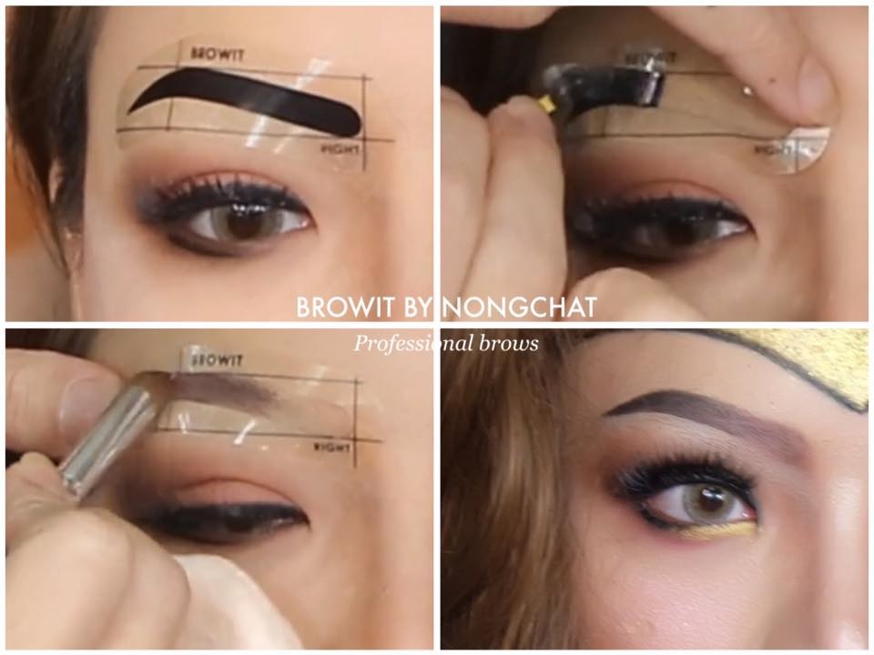 Browit by nongchat โครงสติ๊กเกอร์เขียนคิ้ว