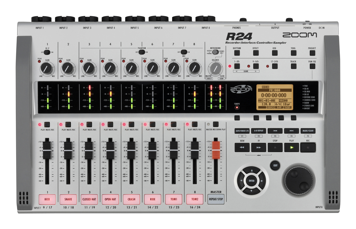 ZOOM R24 Recorder Interface Controller Sampler