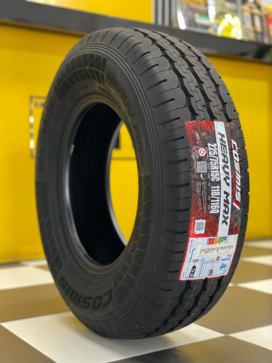 COSMIS Harvey MAX 225/75R15C 12PR ยางใหม่สายบรรทุก ห้ามพลาดยาง12ชั้นผ้าใบ ยางใหม่ปี2022