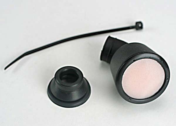 5260 Air filter housing/ foam insert/ straight base/ angled base/ cable tie (1-each) (TRX 2.5, 2.5R, 3.3)
