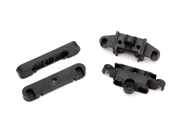 8916 Mount, tie bar, front (1)/ rear (1)/ suspension pin retainer, front or rear (2)