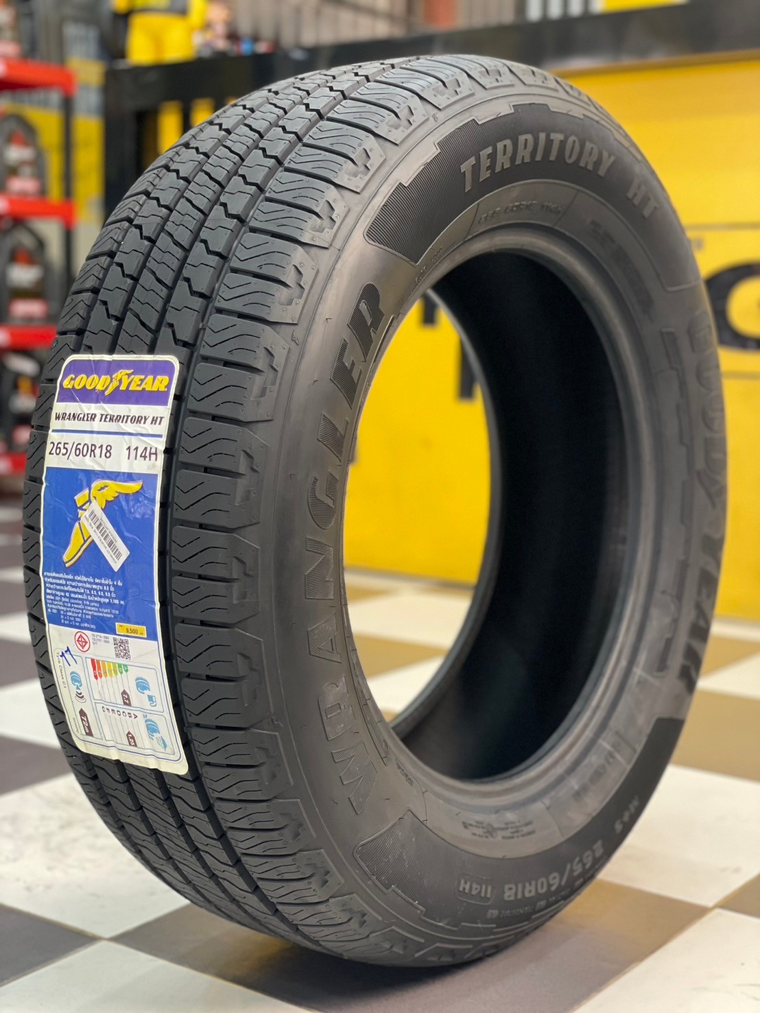 ยางใหม่กู๊ดเยียร์ GOODYEAR WRANGLER TERRITORY HT 265/60R18 ยางใหม่ปี2024