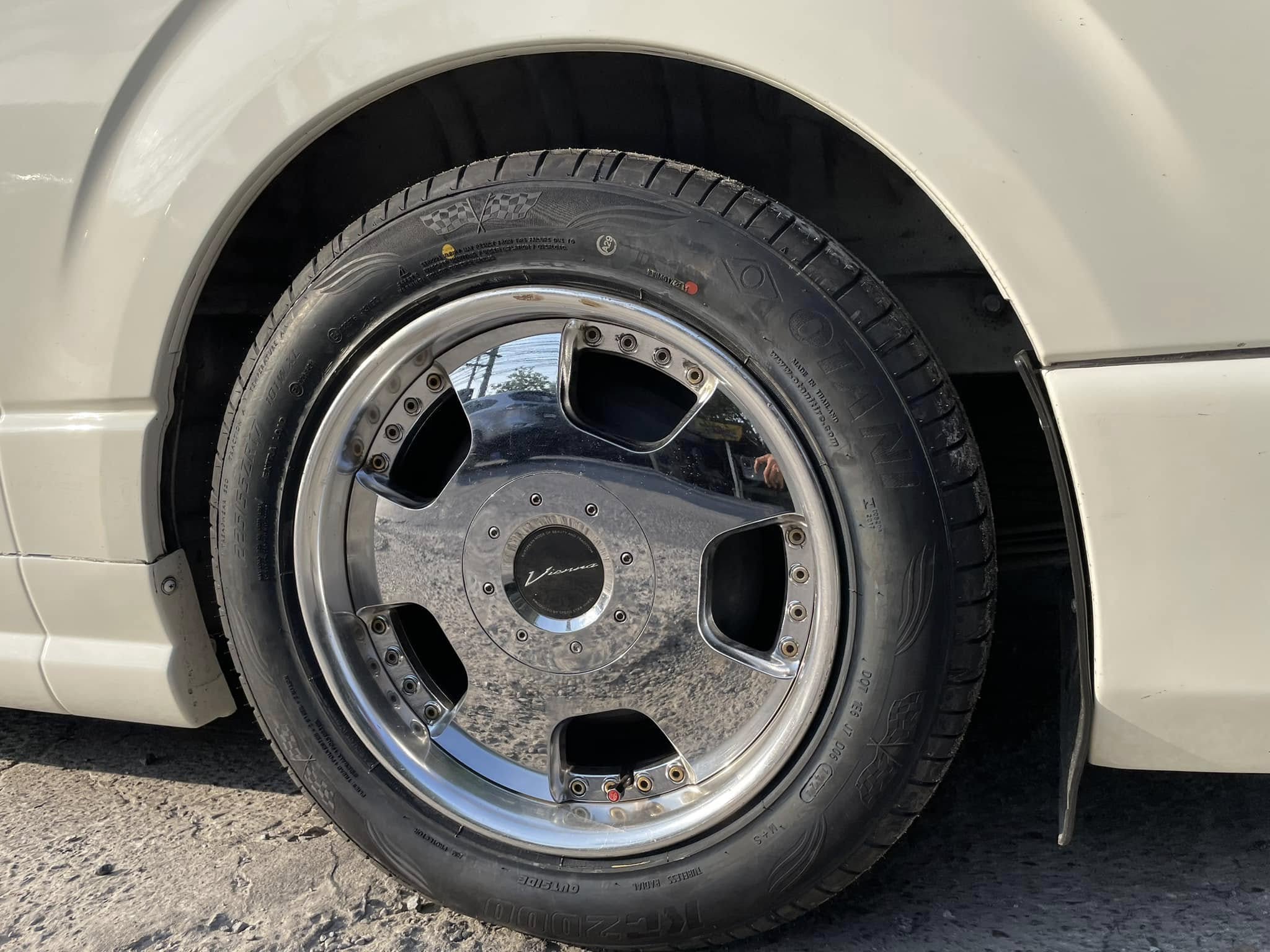 🚘 #TOYOTA_COMMUTER🛞 เปลี่ยนยาง #OTANI #KC2000 225/55R17