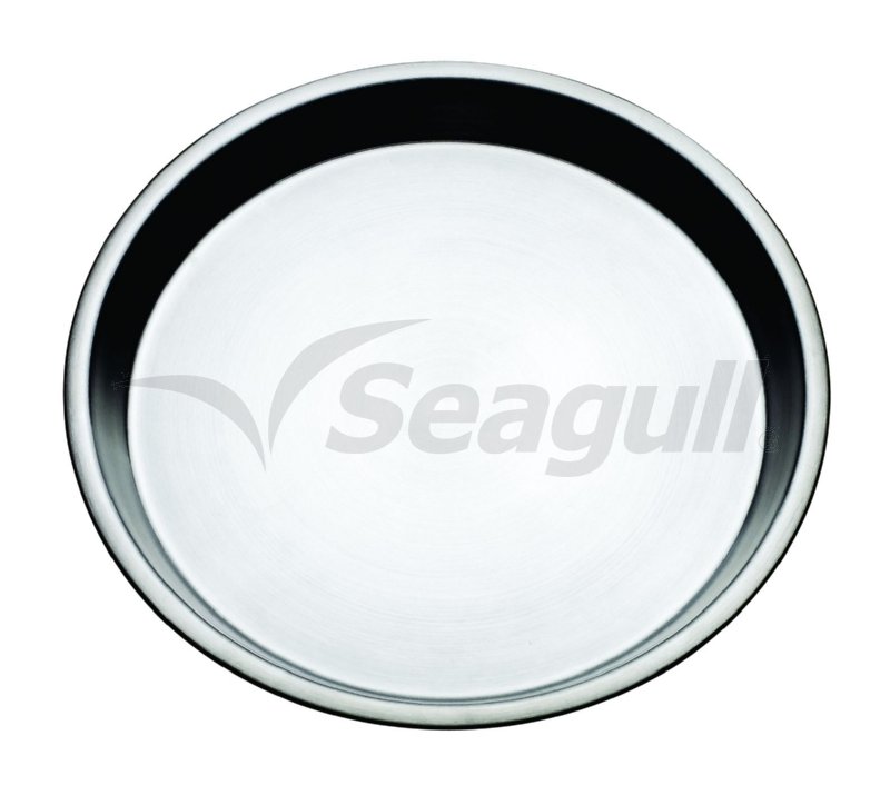 100331040 ถาดกลมสเตนเลส 40 ซม. ตราซีกัล (นกนางนวล)