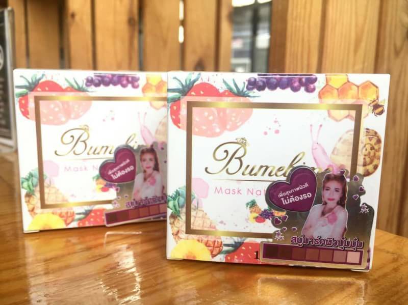 Bumebime Mask Natural Soap สบู่บุ๋มบิ๋ม แพคเกจใหม่ 100g.