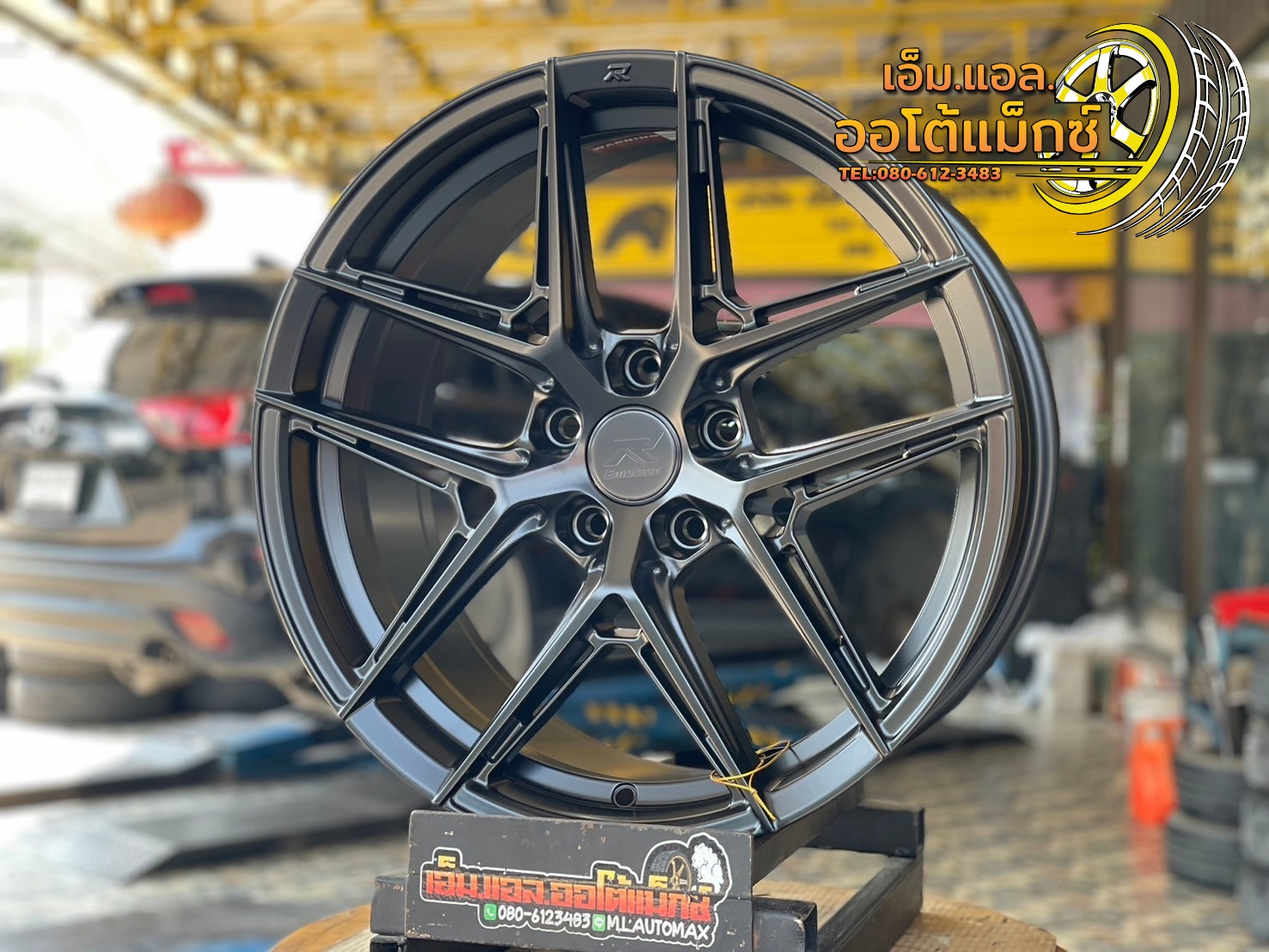 ล้อแม็กซ์ใหม่ ขอบ18 #EmotionR Model #VS2 18x8.5 ET35 5x114.3 สีดำเงา