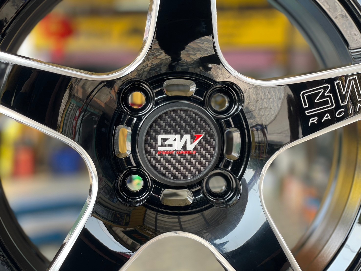 ล้อแม็กใหม่เวลขอบ15 #Weld #ฺBrightwheel #BW-63 ขอบ15 กว้าง7 ออฟ38 4รู100 สีดำขอบเงิน