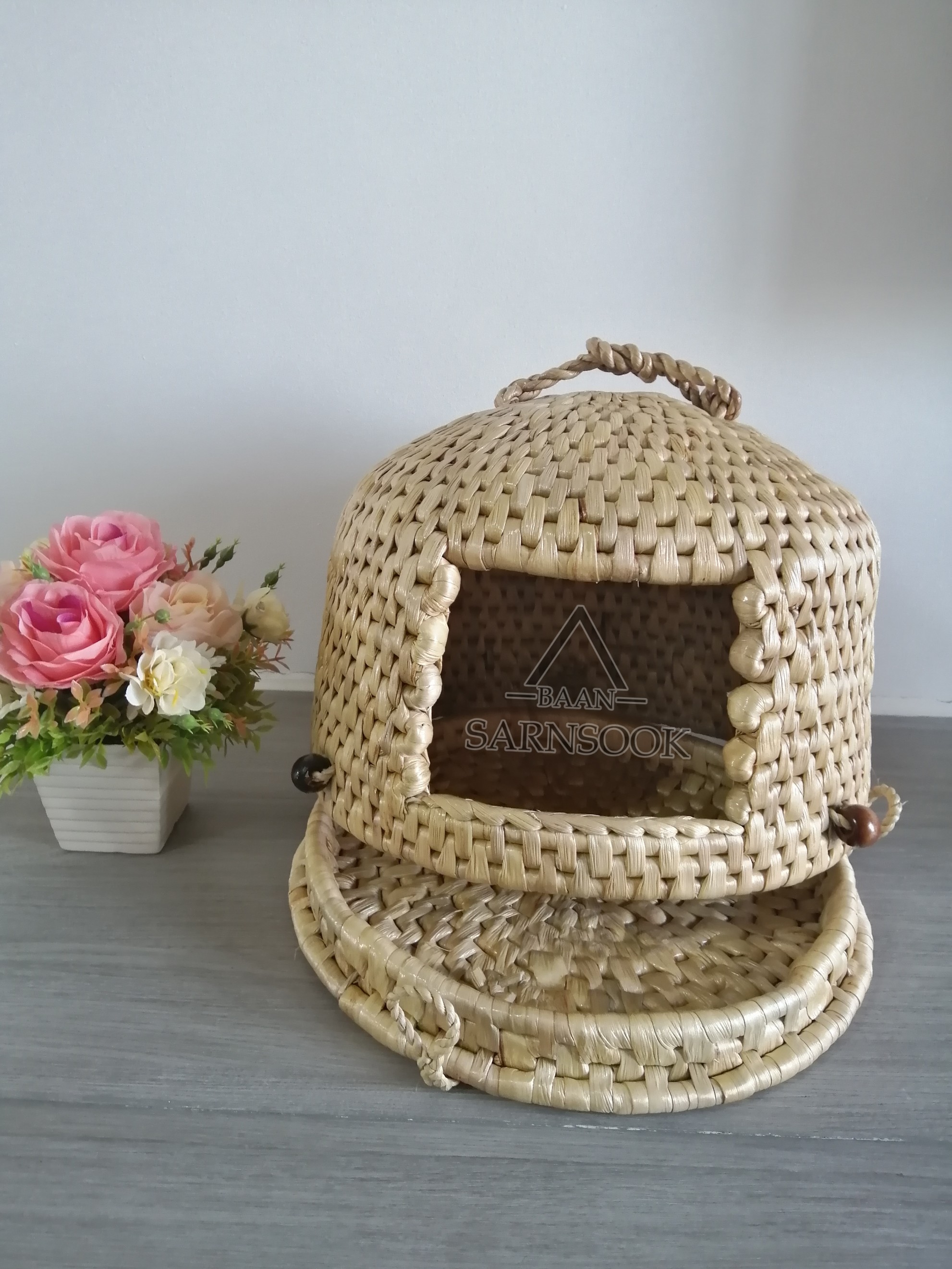 BSS501A :บ้านหมา บ้านแมว โดมแมว ที่นอนแมวขนาด 18นิ้ว ราคาส่ง 3ใบ