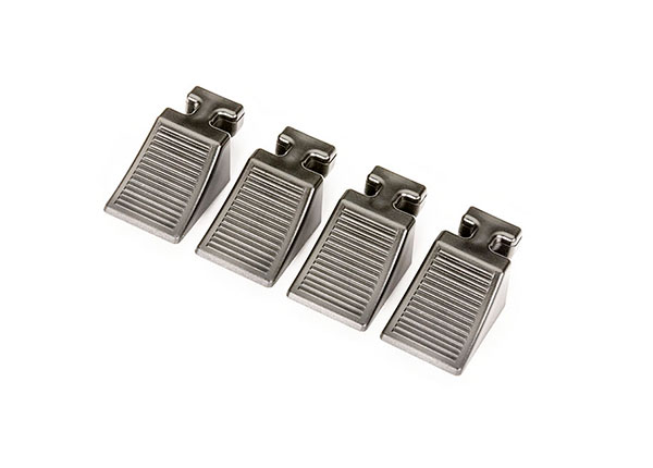 8844R Wheel chocks, flatbed (1 pair, front or rear) (fits TRX-6Â®Ultimate RC Hauler)