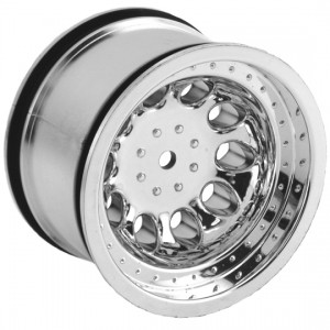 RPM-82283 Chrome Revolver Monster Truck Wheels, StableMaxx Offset (14mm Hex)