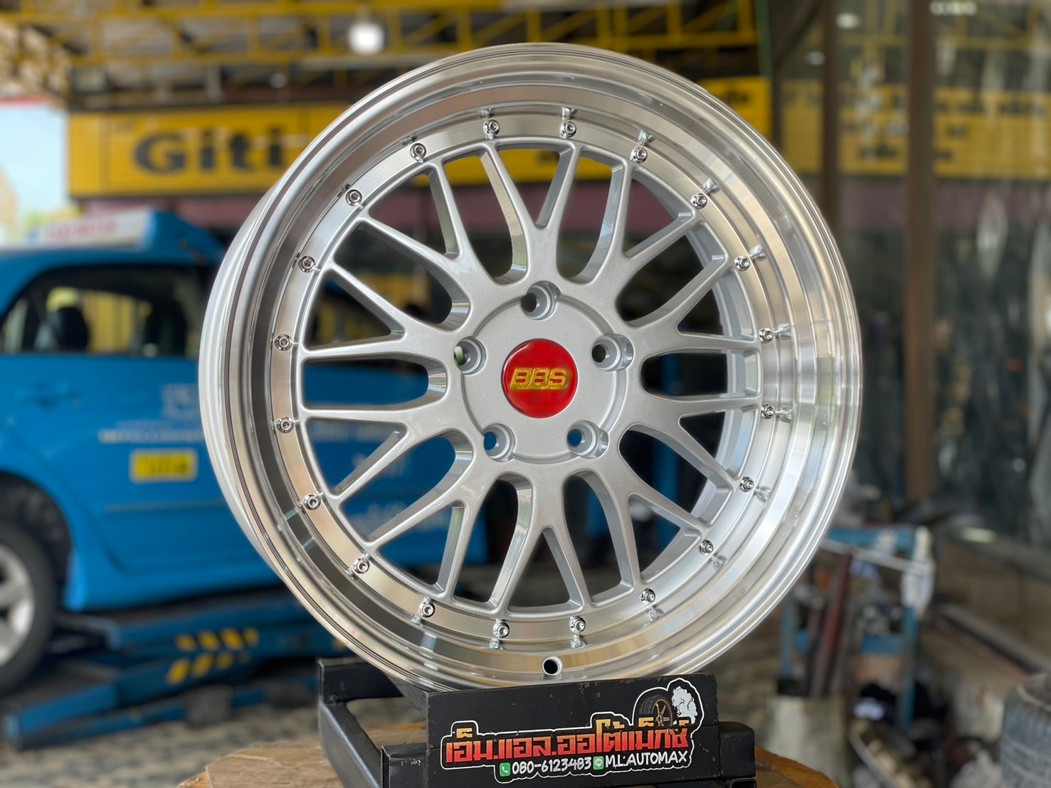 #ล้อแม็กซ์ขอบ18 #BBS_LMR 18x8.5 ET33 5x120 18x9.5 ET35 5x120 SIL