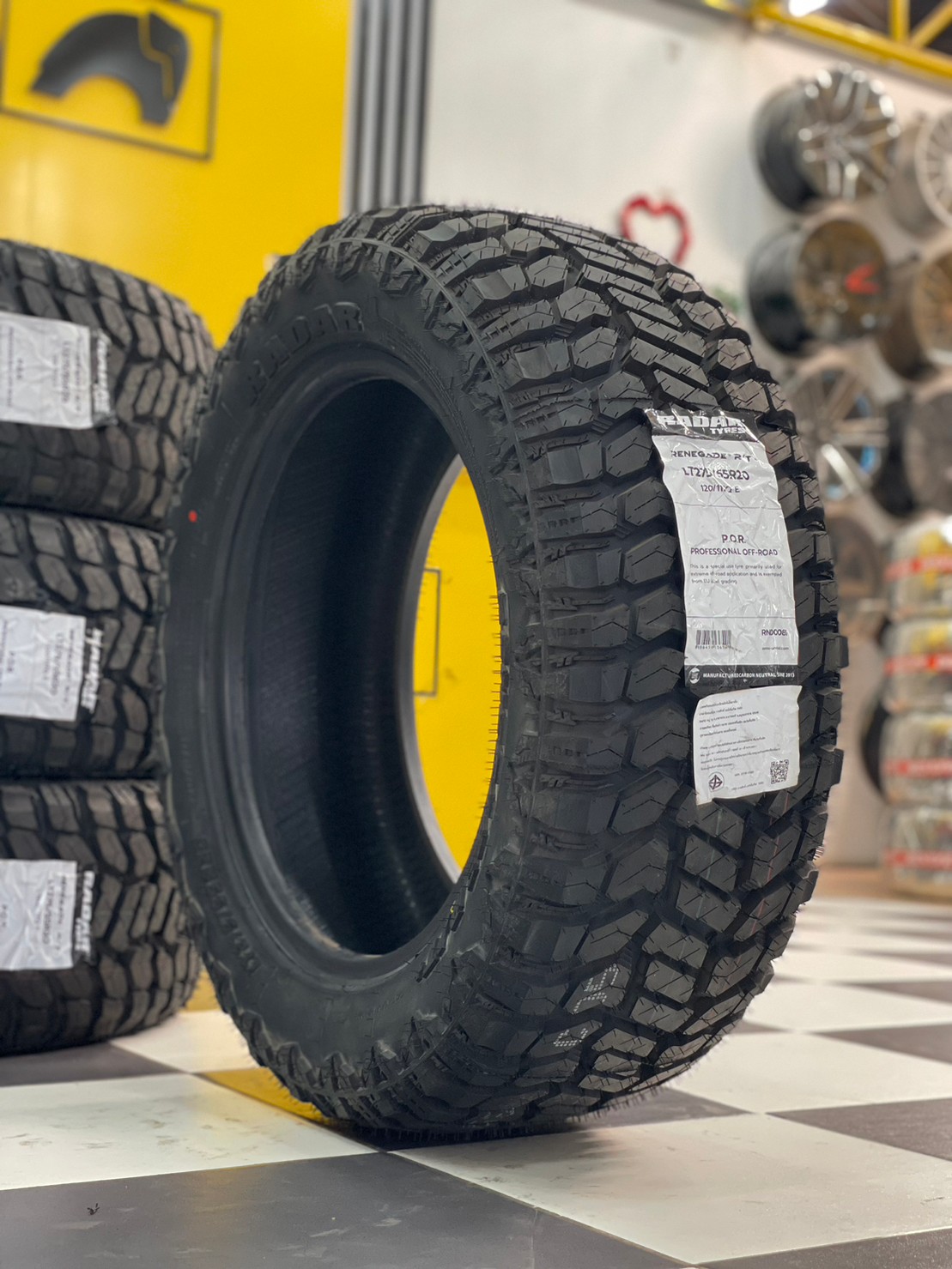 275/55R20 ยาง RADAR Renegade R/T ยางใหม่ปี2023 (โปรโมชั่นพิเศษ)