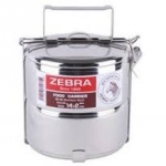 150102 ปิ่นโตสเตนเลส ขนาด 10 ซม. 2 ชั้น ตราหัวม้าลาย