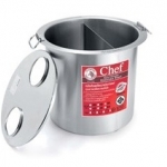 272636 หม้อกาแฟ ปลอดสารตะกั่ว รุ่น Chef 36 ซม.2 ช่อง ตราหัวม้าลาย