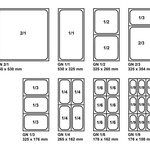 อ่างอาหารสเตนเลส 1/9 ถึง 1/1