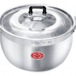 01018 หม้อหุงต้มอลูมิเนียม 18 ซม.ตราจระเข้