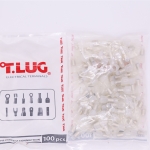 หัวต่อสายหุ้มรูปหมวก แบบใส N 2.5