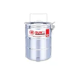 ปิ่นโต สเตนเลส 12 ซม 3 ชั้น ตรา พระอาทิตย์ Sun