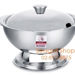 144020 โถข้าวสเตนเลส 20 ซม. ตราหัวม้าลาย (Zebra)