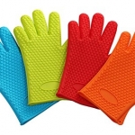 ถุงมือกันความร้อน ซิลิโคน แบบใส่ 5 นิ้ว ยาว 26 ซม.