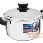 100365420 หม้อต้มสเตนเลส รุ่นอิมแพ็ค 20 ซม. ตราซีกัล (นกนางนวล)