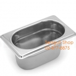 GN19100 อ่างอาหารสเตนเลส 1/9 ลึก 10 ซม. ขนาด 176 x 108 x 100 mm.