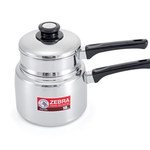 173318 หม้อตุ๋นสเตนเลส 2 ชั้น 18 ซม. ตราหัวม้าลาย