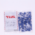 หัวเสียบก้านไม้ขีด แบนหุ้ม PIN 210 FB