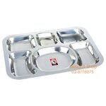 132040 ถาดหลุมเหลี่ยม สเตนเลส 35 ซม. ตราหัวม้าลาย