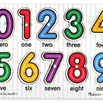 JBM025-3273 See-inside Peg Puzzles - Numbers Age: 2-5 Years