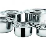 100383002 ชุดหม้อแขกสเตนเลส รุ่นแปซิฟิค 14-30 ซม. ตราซีกัล (นกนางนวล)