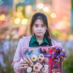 👧🏻🍪 น้องนาญ่า บอกว่า “คุกกี้ปีใหม่หรูจนนาญ่าไม่กล้ากิน จะเก็บไว้สะสมค่ะ”