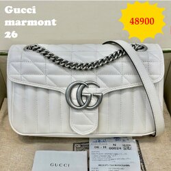 Gucci marmont 26 สีขาว มือสอง