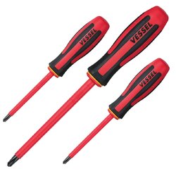 ไขควง Megadora รุ่นกันไฟฟ้า ปากแฉก No.960PS VESSEL