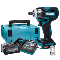 ชุดบล็อกไร้สาย 40V 1/2" 350Nm No.TW004GM101 MAKITA (รวมแบตเตอรี่และแท่นชาร์จ)