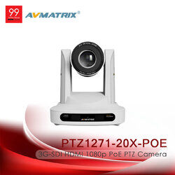AVMATRIX PTZ1271-20X-POE 3G-SDI HDMI 1080p PoE PTZ Camera