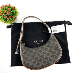 กระเป๋าสะพายไหล่แบรนด์Celine Ava Medium tan มือสอง