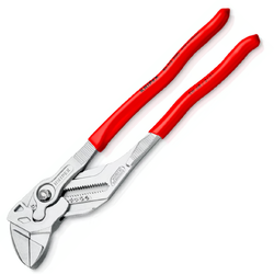 ประแจคอม้า ตัวชุบโครม ด้ามบาง 12" No.86 03 300 KNIPEX