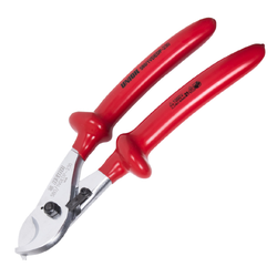 คีมตัดสายเคเบิล VDE ฉนวน 2 ชั้น กันไฟฟ้า 1000V ขนาด 7" - 9" No.580/1VDEDP UNIOR