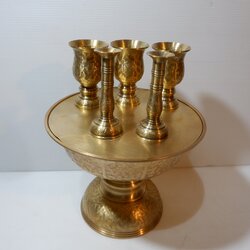 ชุดเครื่องทองน่อย 9 นิ้ว ตอกลาย