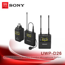 Sony UWP-D26 Camera-Mount Wireless Combo Microphone System