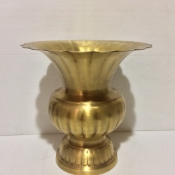 กระโถนจีบ ปากกว้าง 10 น้ว กระโถนทองเหลืองไทย