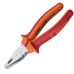 คีมปากจิ้งจก VDE ด้ามแดง-ส้ม 1000Volt ขนาด 6",7",8",9" No.406/1VDEBI UNIOR