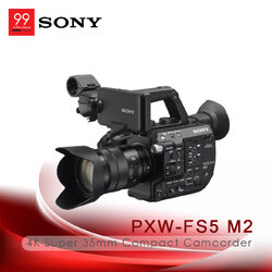 SONY PXW-FS5 M2 4K Super 35mm Compact Camcorder