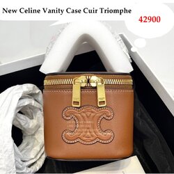 กระเป๋าCeline Vanity Case Cuir Triomphe