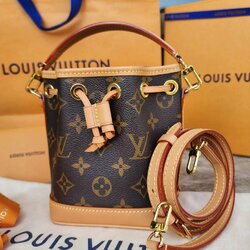 กระเป๋าLVรุ่น Nano Noé มือสอง รุ่นใหม่ สายถอดได้