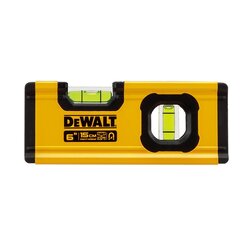ระดับน้ำแบบพกกระเป๋า DEWALT Box Beam (ใหม่) ขนาด 6 นิ้ว แบบมีแม่เหล็ก รุ่น DWHT42802 DEWALT