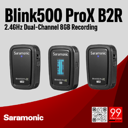 Saramonic - Blink500 ProX B2R 2.4GHz Dual-Channel