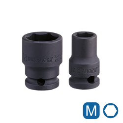 KING TONY ลูกบ๊อกลม สั้น ขนาด 3/8" 6 เหลี่ยม No.3535M