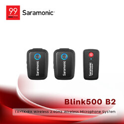Saramonic Blink500 B2 (TX+TX+RX) Wireless Microphone